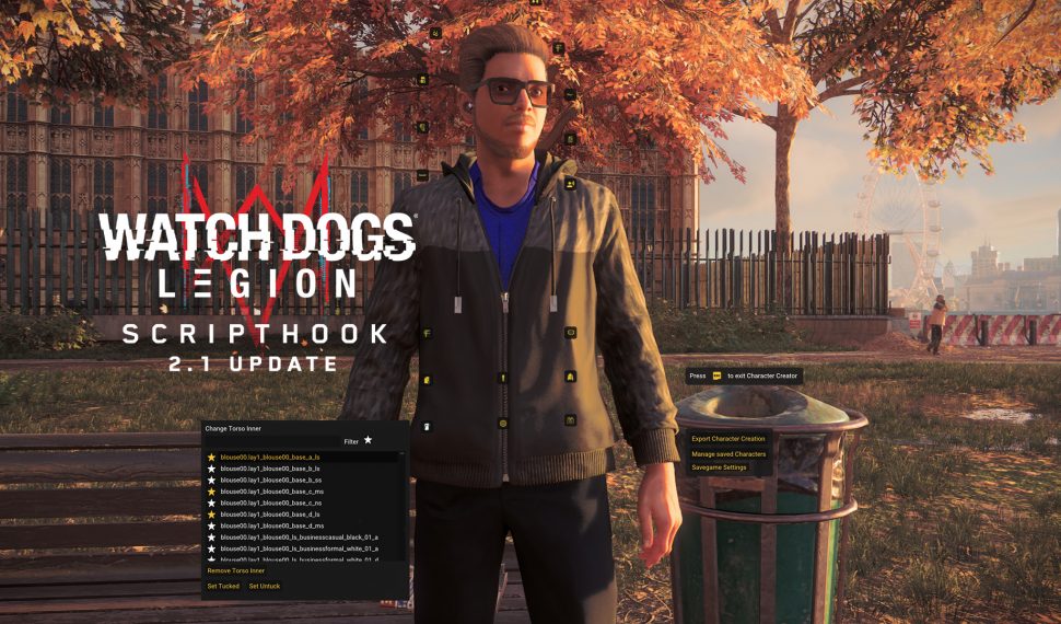 Development Blog #14 – Watch_Dogs Legion ScriptHook – Update 2.1